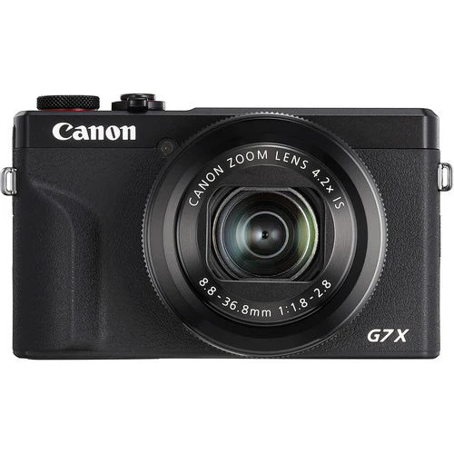 Canon PowerShot G7 X Mark III | 4K Vlogging Camera 20.1MP | Wi-Fi Bluetooth | Black